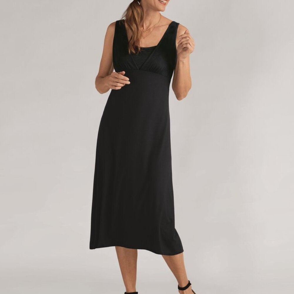 Black Midi Dress💗